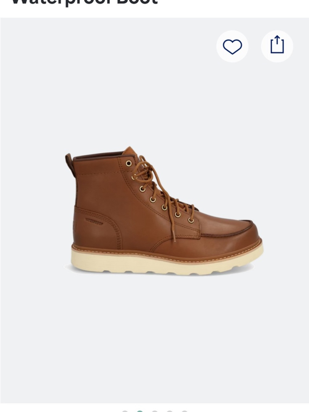 NWT Sorel Slabtown ‘62 Moc Waterproof Boot